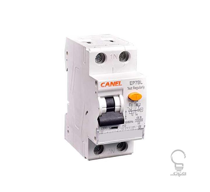 کلید محافظ جان RCCB و 2 پل نول دار 40 آمپر 30mA حساسیت کانل